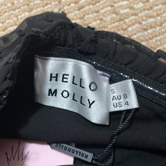 New with Tags - Hello Molly strapless black dress - Picture 2 of 4